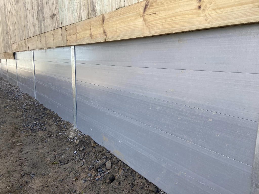 concrete sleeper walls