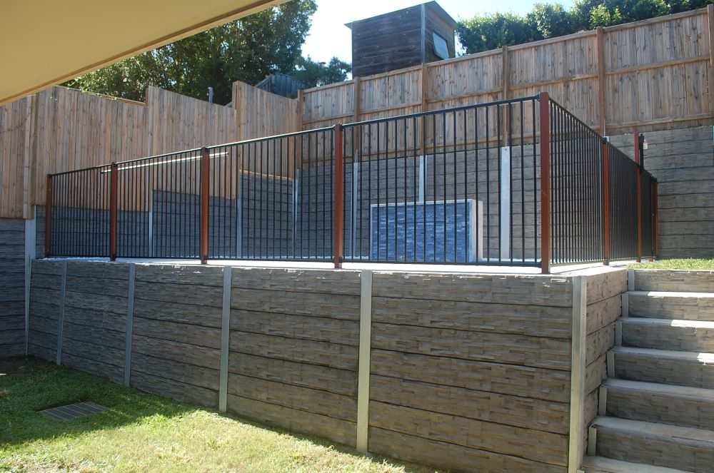 Landscape Retaining Wall Solution For Residential Site In Brisbane